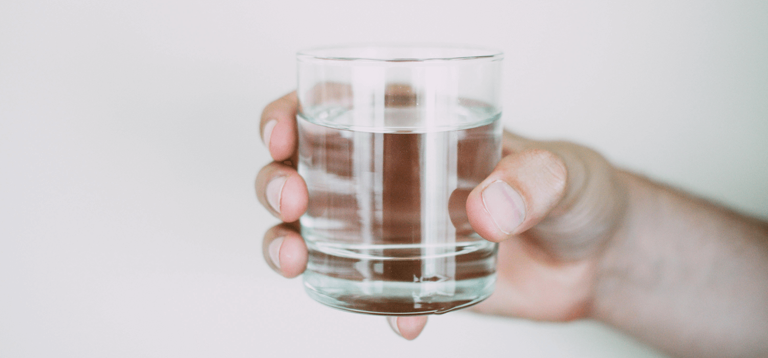 glass of water