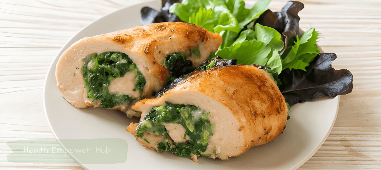 Pesto and Cheese Stuffed Chicken