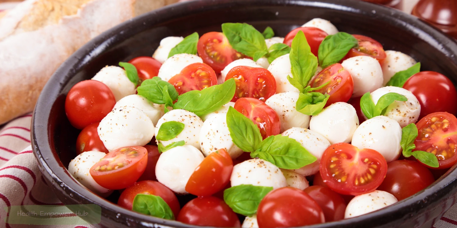 Tomato, Basil, and Mozzarella Caprese Salad